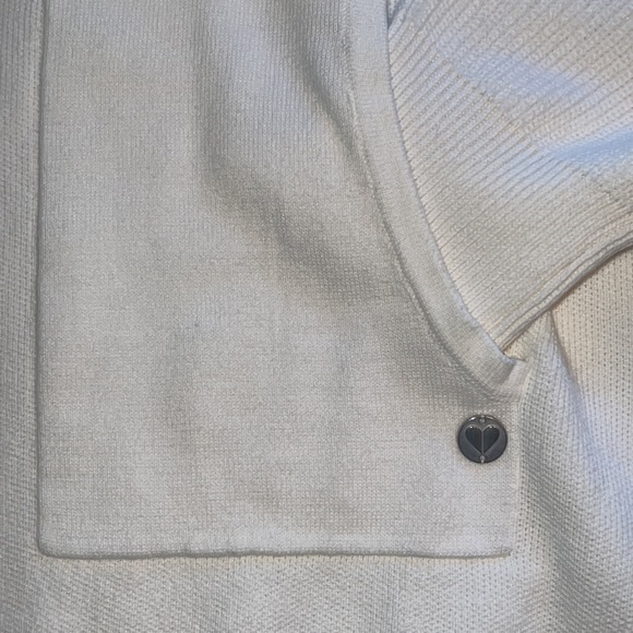 DG Simpli Zen cotton “go to cardigan”-big notch collar/hoodie-style pockets-NWT - Picture 9 of 11